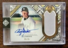 2025 Topps Transcendent Collection Transcendent Collection Autograph Relic Roger Clemens #TCAR-RC