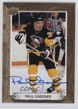 2024-25 Upper Deck Engrained Icons Beehive Portrait Signatures Paul Gardner #BH-PG card