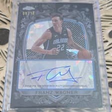 2025-26 Topps Chrome Sapphire Signature Style Franz Wagner #SS-FW card