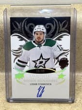 2024-25 Upper Deck Ice Exquisite Collection Rookies Signatures Logan Stankoven #ERS-LS card