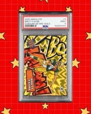 2025 Panini Absolute Kaboom! Super Bowl Horizontal Brett Favre #4 card