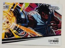 Cam Ward 2025 Panini Prizm Draft Picks Manga card