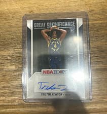 2024-25 Hoops Great SIGnificance Tristen Newton #GS-TNP card