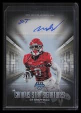 2025 Bowman University Chrome Campus Star Signatures DT Sheffield #CSS-DS card