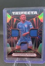 Christopher Nkunku 2024 Panini Obsidian Trifecta Material card