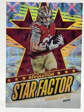 2025 Panini Revolution Star Factor George Kittle #14 card