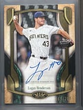2026 Topps Tier One Break Out Autographs Logan Henderson #BOA-LH card