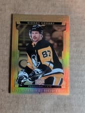 Sidney Crosby 2022 Upper Deck Tim Hortons Gold Etchings card