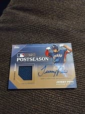Jeremy Peña 2024 Topps Postseason Performance Autograph card