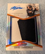 2025 Bowman's Best Prospect Patch Autographs Kevin McGonigle #PPA-KM card