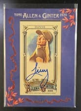 2025 Topps Allen & Ginter Framed Mini Autographs (Non-Baseball) Livvy Dunne #MA-LDU