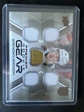 2024-25 Upper Deck Premier Premier Gear Rookies Brendan Brisson #PGR-BB card