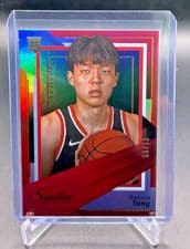 2025-26 Panini Signature Series Profiles Hansen Yang #7 card