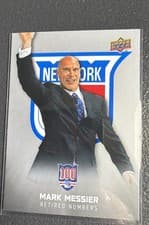 2025-26 Upper Deck New York Rangers Centennial Retired Numbers Mark Messier #108 card