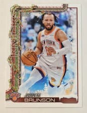 2025-26 Topps Holiday SSP Photo Variations Jalen Brunson #SSV-SC card