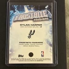 2025-26 Topps Holiday Frostbite Finishers Dylan Harper #FF-DH card
