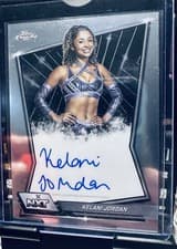 2026 Topps Chrome WWE NXT Autographs Kelani Jordan #NXT-KEL card