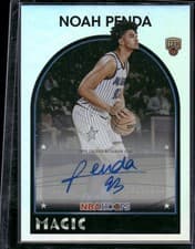 2025-26 NBA Hoops 1989 Hoops Signatures Noah Penda #89S-NP card