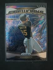Konnor Griffin 2025 Panini Prizm Fireworks card
