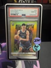 2024-25 Panini Prizm Deca Base Set Zach Edey #63