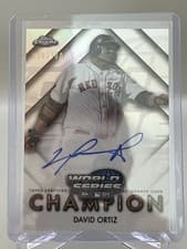 2025 Topps Chrome World Series Champion Autographs David Ortiz #WSC-DO card