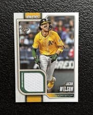 2026 Topps Real One Relics Jacob Wilson #240 card