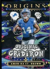 2025 Panini Origins Original Gridiron Amon-Ra St. Brown #7 card