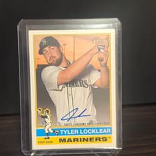 2025 Topps Heritage Real One Autographs Tyler Locklear #ROA-TL card