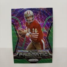 2025 Panini Prizm Prizmatic Joe Montana #5 card