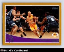 Derek Fisher 2009 Topps card