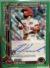 2025 Topps Holiday Autographs Rece Hinds #PA-RH card