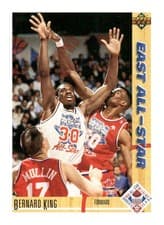 Bernard King 1991-92 Upper Deck Base Set card