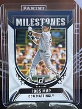 2024 Donruss Milestones Don Mattingly #7 card
