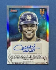 2025 Bowman's Best Bowman Showpieces Autographs Juan Soto #BSA-JS card