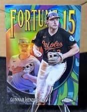 2025 Topps Chrome Fortune 15 Gunnar Henderson #F15-2 card