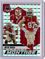 2025 Panini Mosaic Montage Nick Bosa #10 card