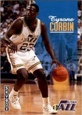 Tyrone Corbin 1992-93 SkyBox Base Set card