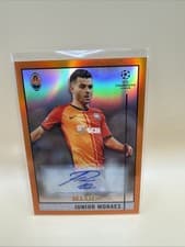 Junior Moraes 2020 Topps Merlin Chrome UEFA Champions League Autographs card