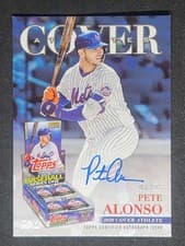 2026 Topps Cover Athletes Autographs Pete Alonso #COVR-PA card