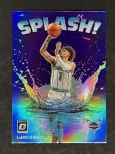 2022 Panini Donruss Optic Splash LaMelo Ball #1 card