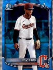Heins Brito 2025 Bowman Chrome Sapphire Edition Prospects card