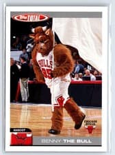 Benny The Bull 2004-05 Topps Total Base Set card
