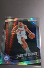 2024-25 Panini Prizm Black Base Set Quentin Grimes #63 card