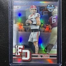 Carson Beck 2024 Bowman University Best Field Day Set card
