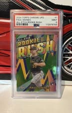 2024 Topps Chrome Update All-Etch Rookie Rush Paul Skenes #CAERU-1 card