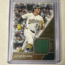 Jacob Wilson 2026 Topps Major League Material Relics card