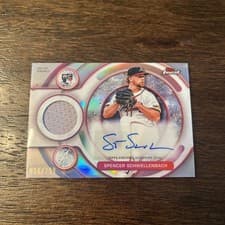 2025 Finest Rookie Autograph Relics Spencer Schwellenbach #RAJR-SS card