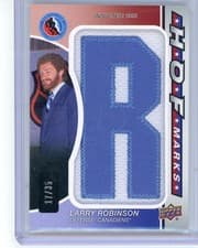 2024-25 SP Game Used HOF Letters Larry Robinson #HOF-LR card