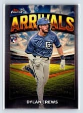 2025 Finest Arrivals Dylan Crews #A-7 card