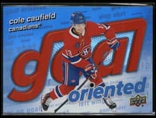 2025-26 Upper Deck Goal Oriented Cole Caufield #GO-16 card